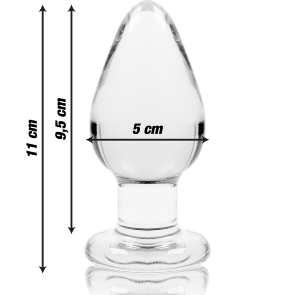 Plug anal en verre