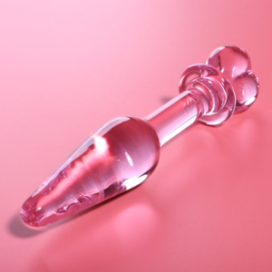 Plug anal en verre
