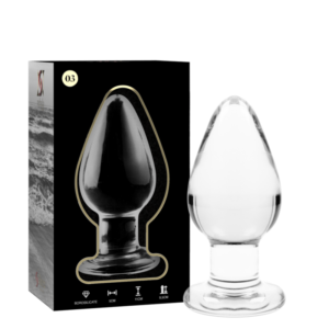 Plug anal en verre