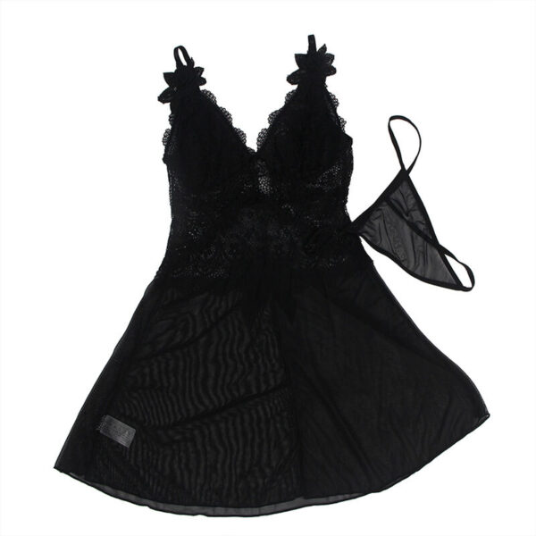 Babydoll noir dentelle