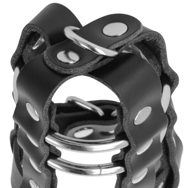 CAGE DE CHASTETÉ EN CUIR